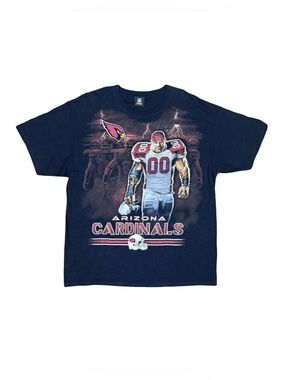 NFL Team Apparel Arizona Cardinals Tunnel Adult Tee - Cut Tag